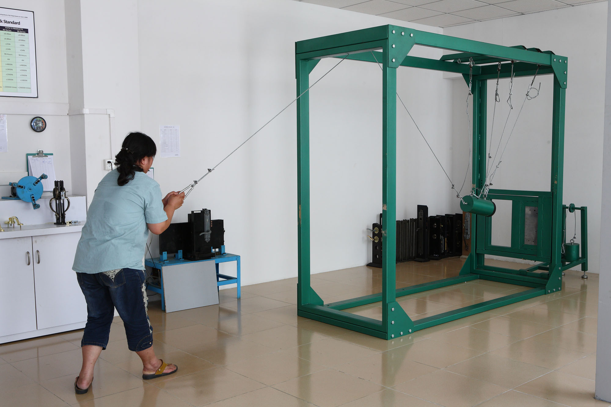 大門鎖&mdash;撞擊測試