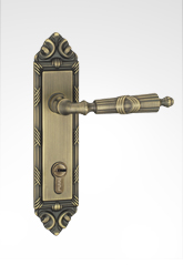 古典小面板執(zhí)手銅鎖 29B09 古典小面板執(zhí)手銅鎖 29B09