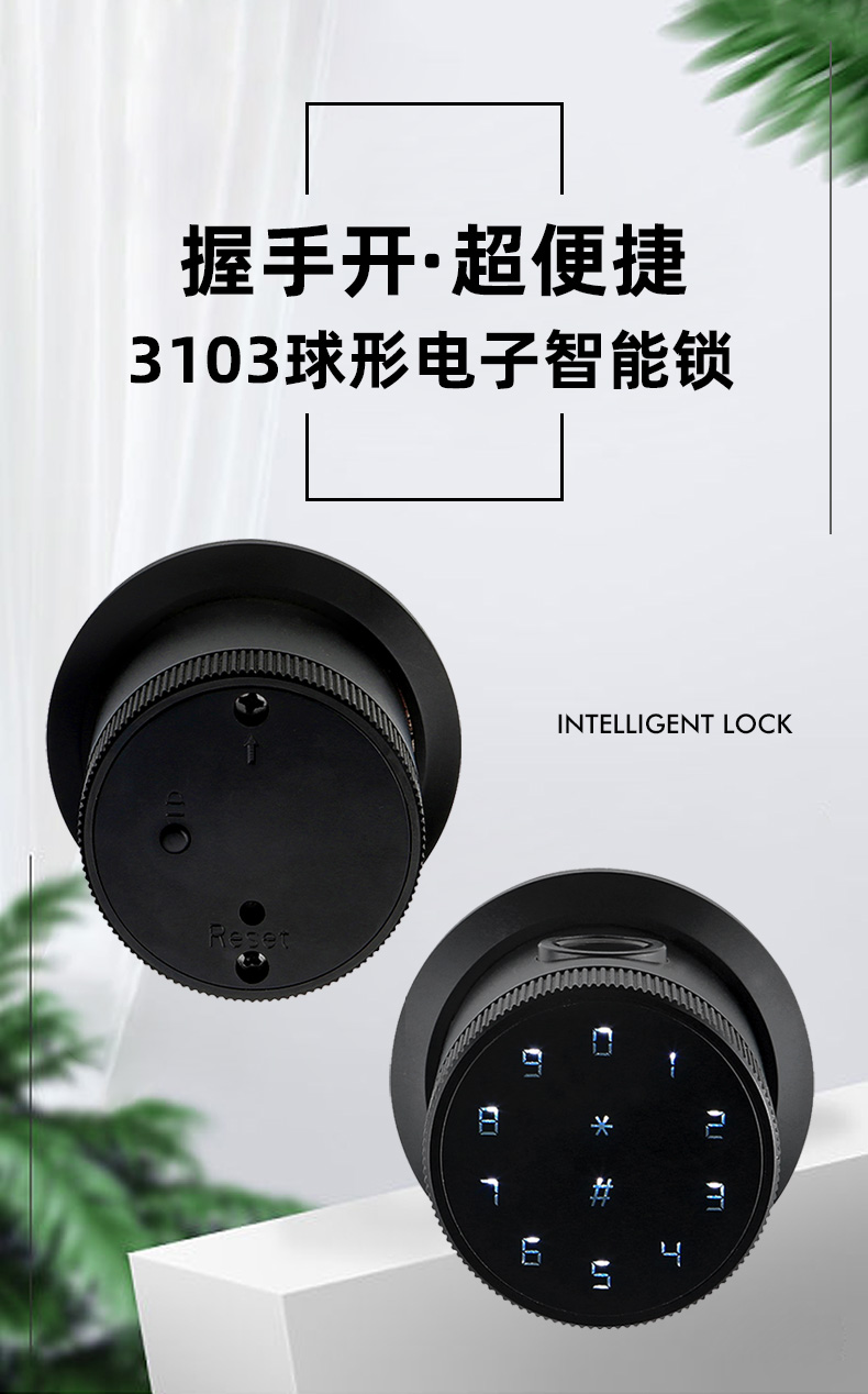 3103球形電子智能鎖 3103球形電子智能鎖